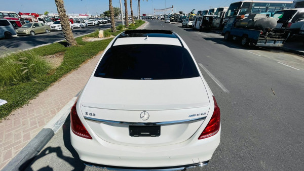 Mercedes-Benz S 550 2014/ White LHD Gasoline AT Sedan 2WD view 8