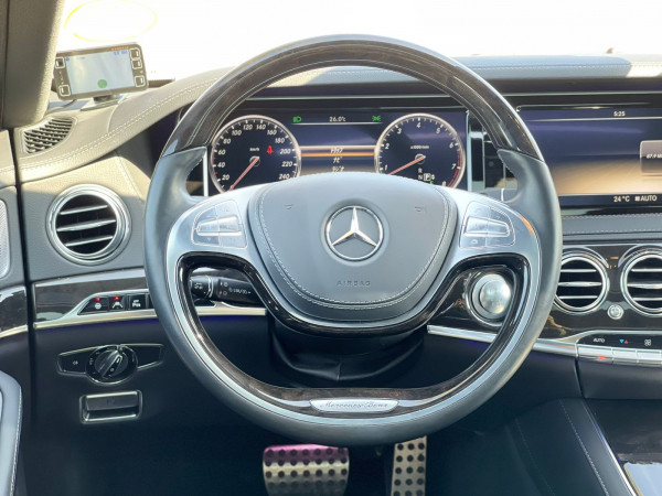 Mercedes-Benz S 550 2014/ White LHD Gasoline AT Sedan 2WD view 12
