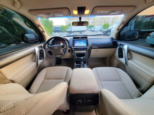 Toyota LAND CRUISER PRADO 2019 07 Black LHD Gasoline AT SUV 4WD view 4