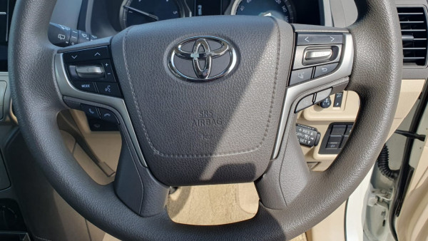 Toyota LAND CRUISER PRADO 2021 03 White RHD Diesel AT SUV 4WD view 2