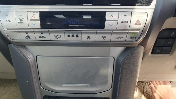 Toyota LAND CRUISER PRADO 2021 03 White RHD Diesel AT SUV 4WD view 4