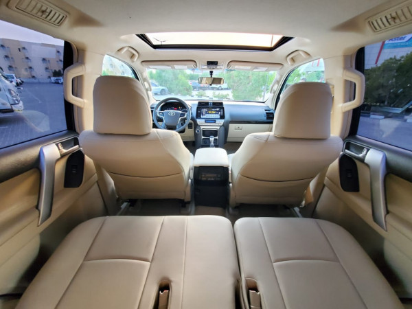 Toyota LAND CRUISER PRADO 2019  White LHD Gasoline AT SUV 4WD view 7