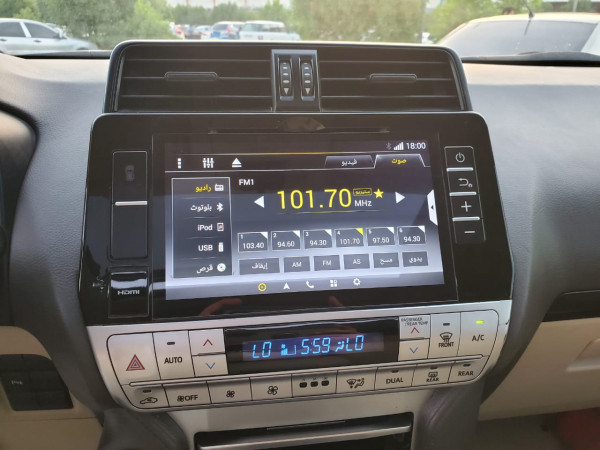 Toyota LAND CRUISER PRADO 2019  White LHD Gasoline AT SUV 4WD view 8