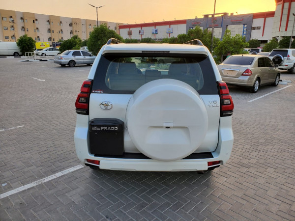 Toyota LAND CRUISER PRADO 2019  White LHD Gasoline AT SUV 4WD view 12