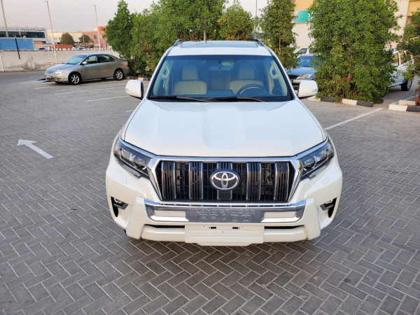 Toyota LAND CRUISER PRADO 2019  White LHD Gasoline AT SUV 4WD view 13