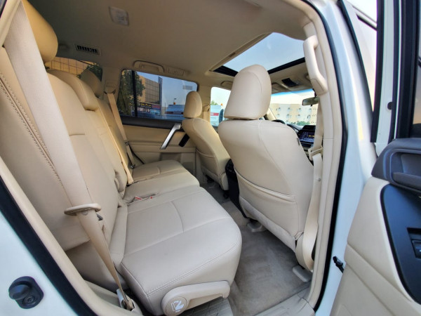 Toyota LAND CRUISER PRADO 2019  White LHD Gasoline AT SUV 4WD view 18