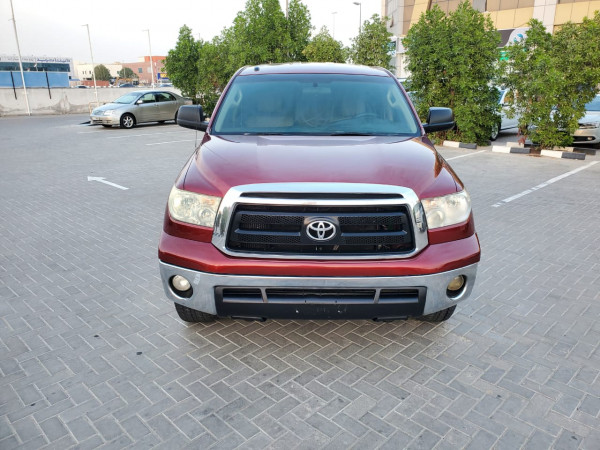 Toyota Tundra 2010  Red LHD Petrol AT Pickup 4WD view 4