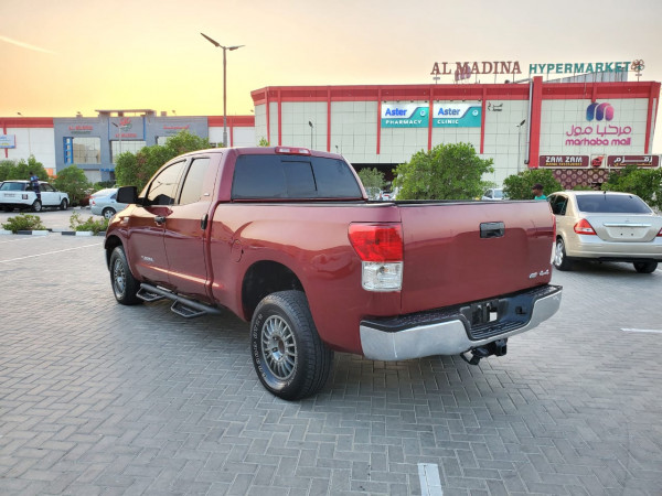 Toyota Tundra 2010  Red LHD Petrol AT Pickup 4WD view 5
