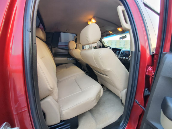 Toyota Tundra 2010  Red LHD Petrol AT Pickup 4WD view 8