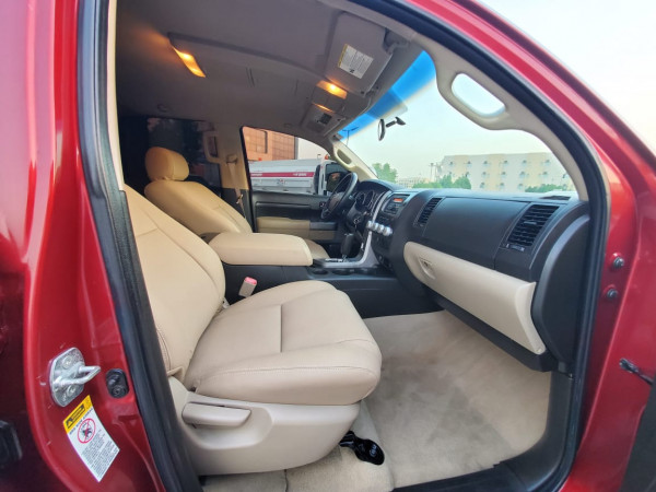 Toyota Tundra 2010  Red LHD Petrol AT Pickup 4WD view 11