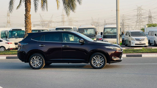 Toyota Harrier 2016/ Maroon RHD Petrol AT SUV 2WD view 3