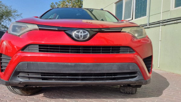 Toyota RAV 4 2017  Red LHD Petrol AT SUV 2WD view 3