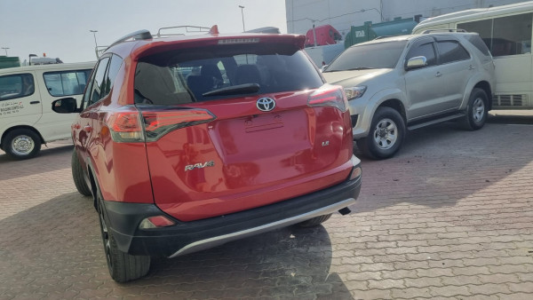 Toyota RAV 4 2017  Red LHD Petrol AT SUV 2WD view 8