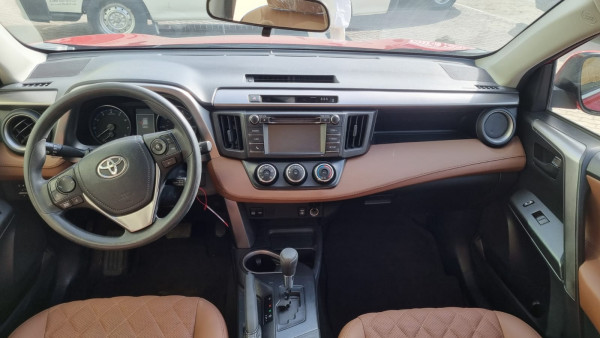 Toyota RAV 4 2017  Red LHD Petrol AT SUV 2WD view 12
