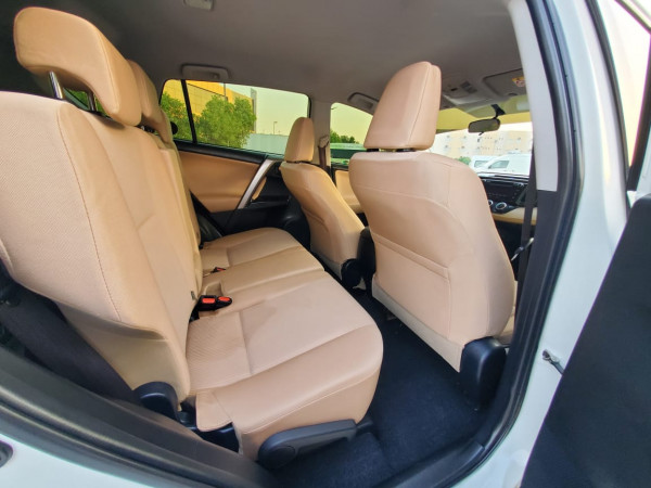 Toyota RAV 4 2018  White LHD Petrol AT SUV 2WD view 2