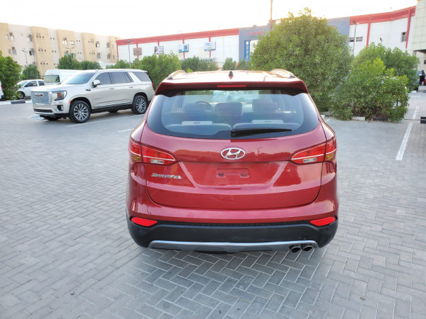 Hyundai Santa Fe 2015/ Red LHD Petrol AT SUV 4WD view 5