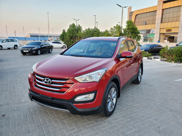 Hyundai Santa Fe 2015/ Red LHD Petrol AT SUV 4WD view 6