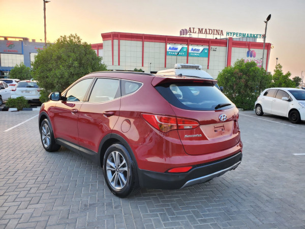 Hyundai Santa Fe 2015/ Red LHD Petrol AT SUV 4WD view 8