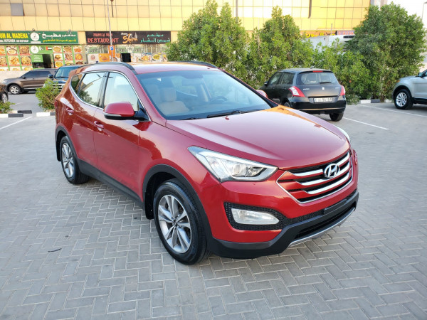 Hyundai Santa Fe 2015/ Red LHD Petrol AT SUV 4WD view 12