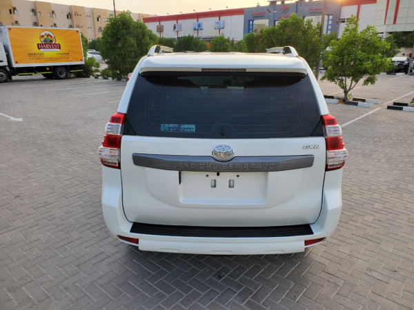 Toyota LAND CRUISER PRADO 2017  White LHD Gasoline AT SUV 4WD view 2