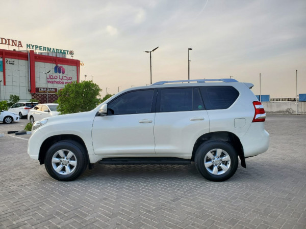 Toyota LAND CRUISER PRADO 2017  White LHD Gasoline AT SUV 4WD view 5