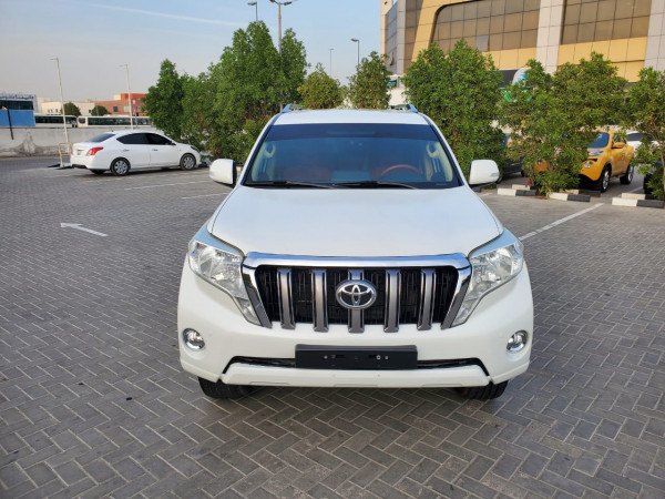 Toyota LAND CRUISER PRADO 2017  White LHD Gasoline AT SUV 4WD view 6