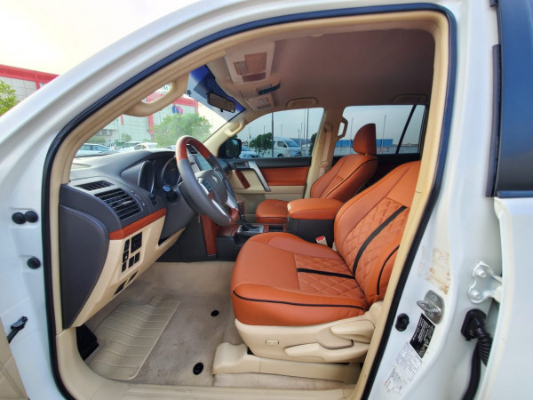 Toyota LAND CRUISER PRADO 2017  White LHD Gasoline AT SUV 4WD view 11