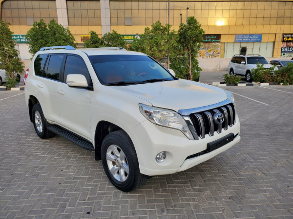 Toyota LAND CRUISER PRADO 2017  White LHD Gasoline AT SUV 4WD view 16