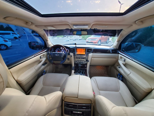 Lexus LX 570 2010 02 Gold LHD Petrol AT SUV 4WD view 2