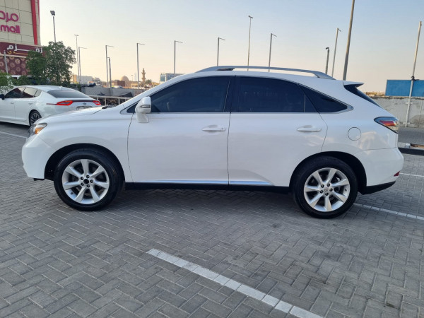 Lexus RX 350 2011 03 White LHD Petrol AT SUV 2WD view 8