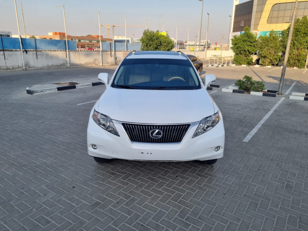 Lexus RX 350 2011 03 White LHD Petrol AT SUV 2WD view 9