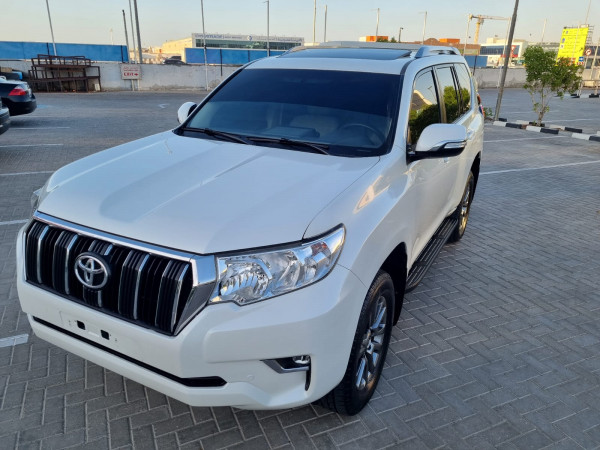 Toyota LAND CRUISER PRADO 2018  White LHD Gasoline AT SUV 4WD view 16