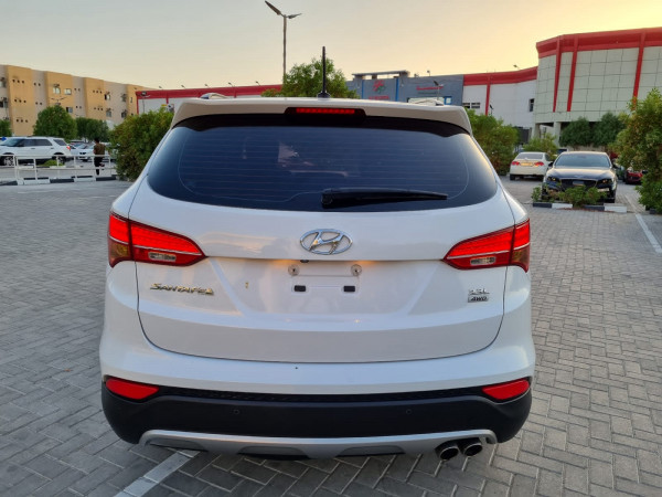 Hyundai Santa Fe 2015/ White LHD Gasoline AT SUV 4WD view 9