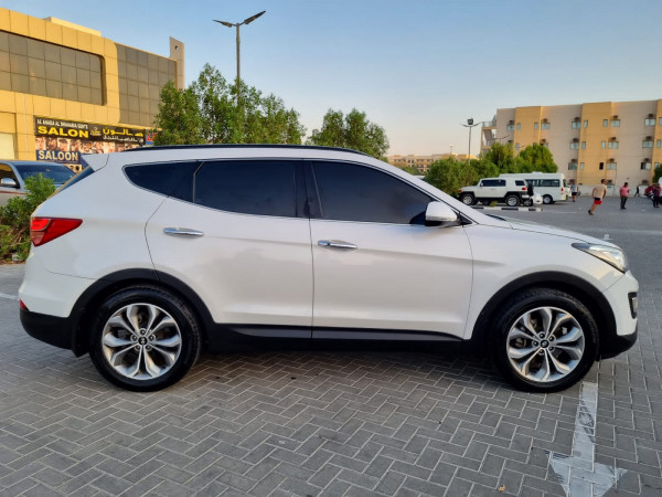 Hyundai Santa Fe 2015/ White LHD Gasoline AT SUV 4WD view 11
