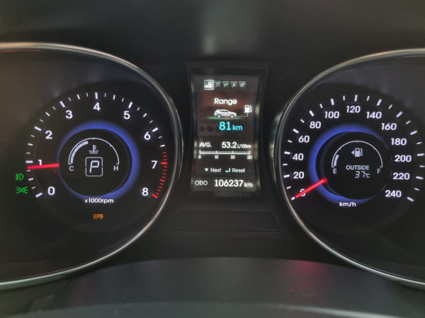 Hyundai Santa Fe 2015/ White LHD Gasoline AT SUV 4WD view 15