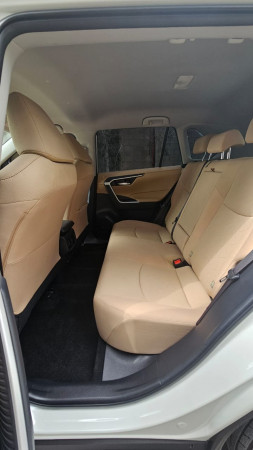 Toyota RAV 4 2019  White LHD Petrol AT SUV 4WD view 3