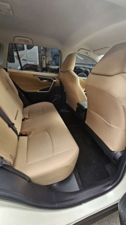 Toyota RAV 4 2019  White LHD Petrol AT SUV 4WD view 4