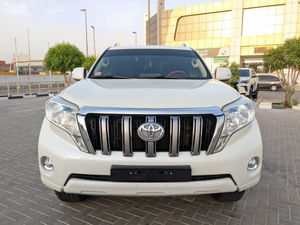 Toyota LAND CRUISER PRADO 2015  White LHD Petrol AT SUV 4WD view 2