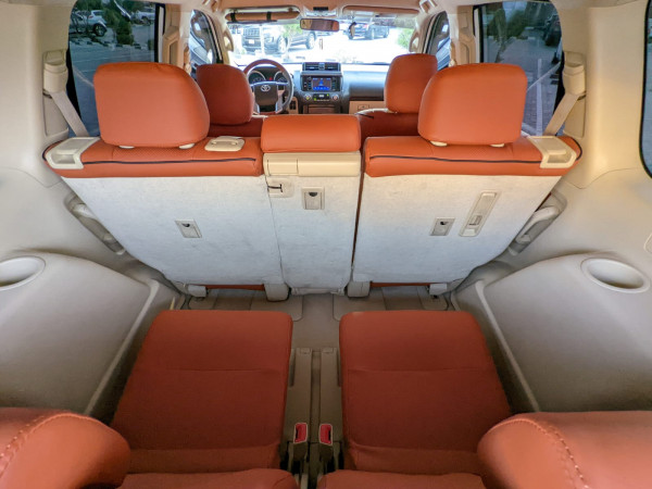 Toyota LAND CRUISER PRADO 2015  White LHD Petrol AT SUV 4WD view 9