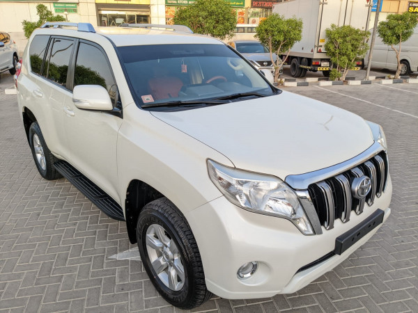 Toyota LAND CRUISER PRADO 2015  White LHD Petrol AT SUV 4WD view 22