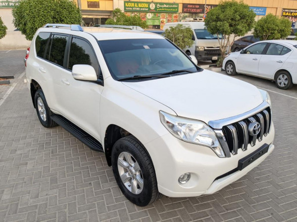 Toyota LAND CRUISER PRADO 2017  White LHD Petrol AT SUV 4WD view 17