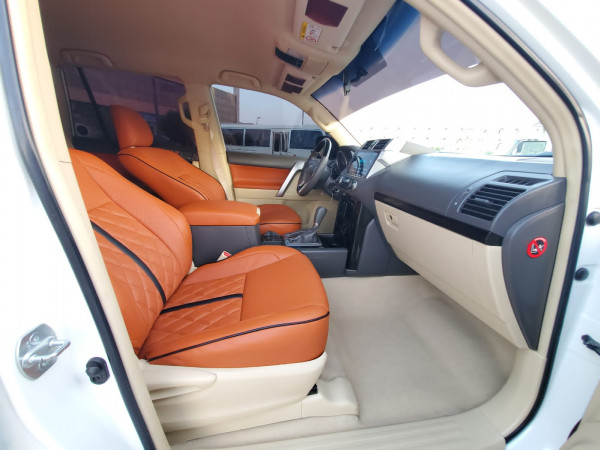 Toyota LAND CRUISER PRADO 2014  White LHD Petrol AT SUV 4WD view 2