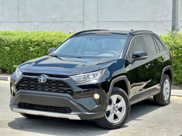 Toyota RAV 4 2019  Black LHD Hybrid AT SUV 4WD view 12