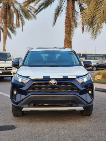 Toyota RAV 4 2022  Blue LHD Petrol AT SUV 2WD view 8