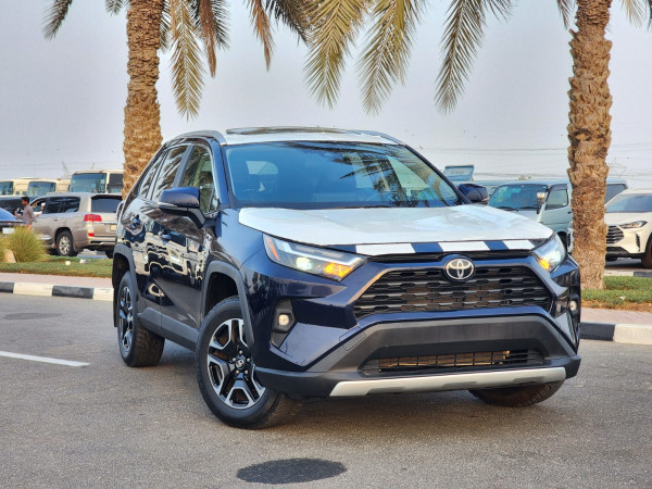 Toyota RAV 4 2022  Blue LHD Petrol AT SUV 2WD view 16
