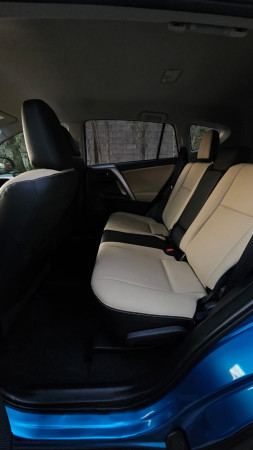 Toyota RAV 4 2018  Blue LHD Petrol AT SUV 4WD view 3