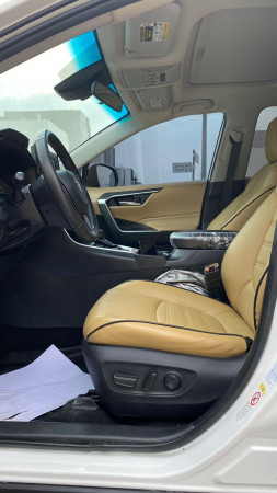 Toyota RAV 4 2019  White LHD Petrol AT SUV 4WD view 3