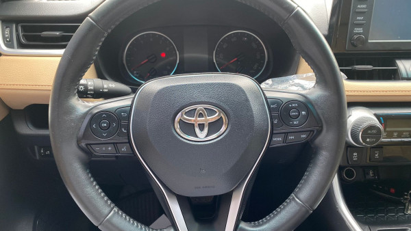 Toyota RAV 4 2019  White LHD Petrol AT SUV 4WD view 4