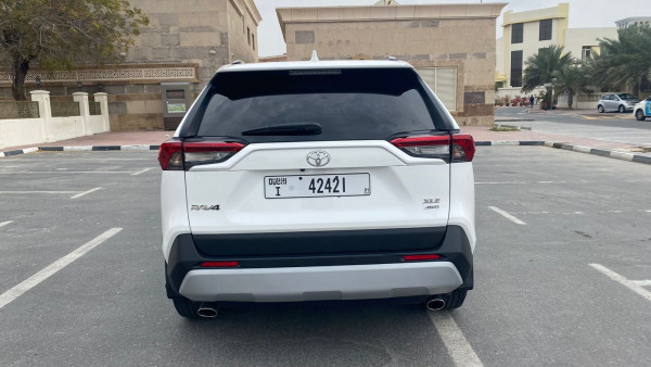 Toyota RAV 4 2019  White LHD Petrol AT SUV 4WD view 5