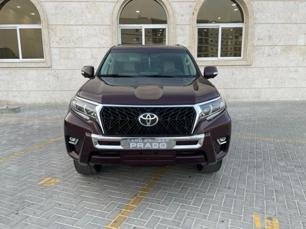 Toyota LAND CRUISER PRADO 2012  Maroon LHD Petrol AT SUV 4WD view 3